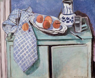 Bodegón sobre aparador verde de Henri Matisse