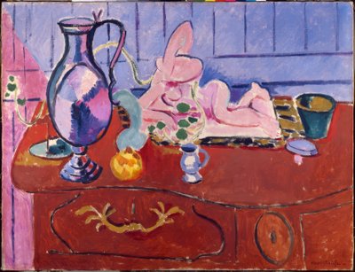 Bodegón con jarra de estaño de Henri Matisse