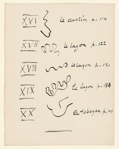 Índice de ilustraciones 4. De «Jazz». p. 152 de Henri Matisse