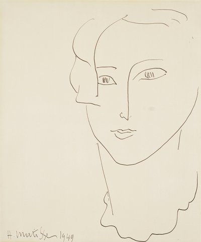 Cabeza de mujer de Henri Matisse