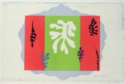 La bailarina (litografía en color) de Henri Matisse