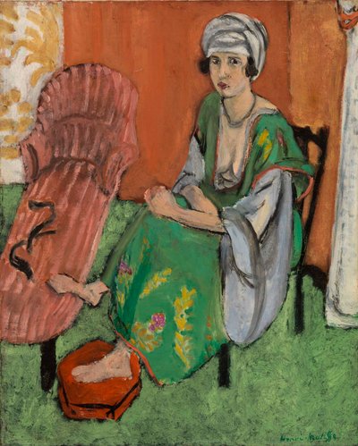 El vestido verde (La Robe verte) de Henri Matisse