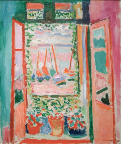 La ventana abierta de Henri Matisse