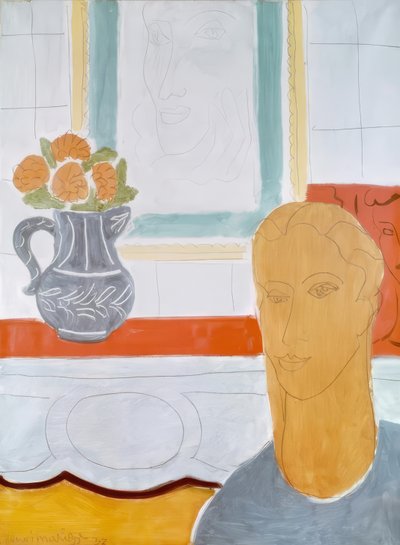 Cabeza ocre de Henri Matisse