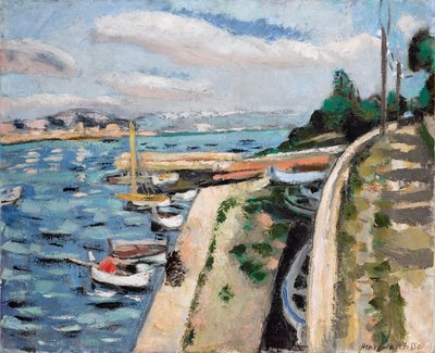 Vista de Antibes, c.1925 (óleo sobre lienzo) de Henri Matisse
