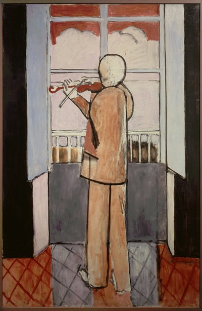 Violinista en su ventana 1916 (óleo sobre lienzo) de Henri Matisse