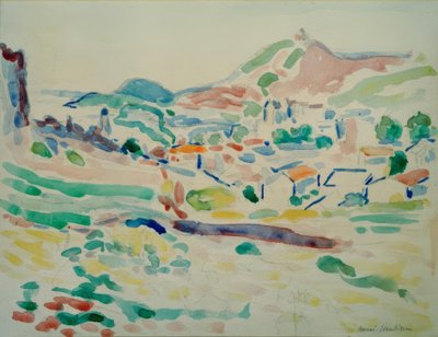 Vista de Collioure (Pueblo) de Henri Matisse