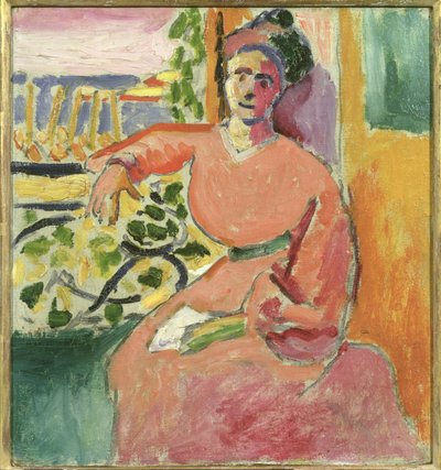 Mujer en la ventana de Henri Matisse