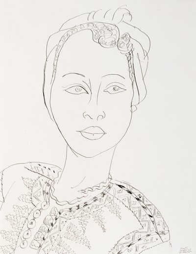 Mujer con turbante de Henri Matisse