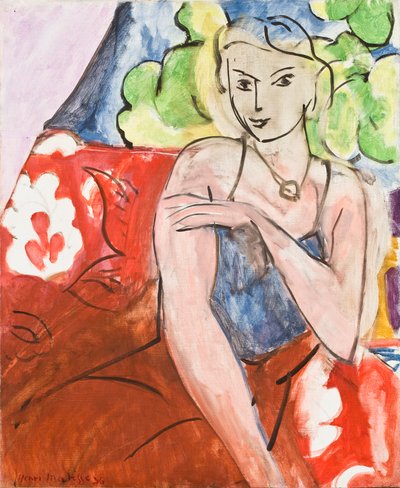 Joven sentada (La Biche) de Henri Matisse