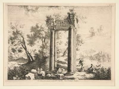 Paisaje con Tobías y el Ángel de Henri Mauperche