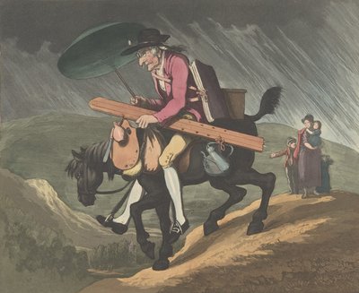 Un artista viajando en Gales de Henri Merke