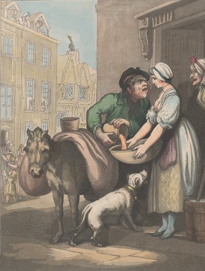 Gritos de Londres, No. 4: ¿Quieres polvo de ladrillo?, 20 de febrero de 1799 de Henri Merke