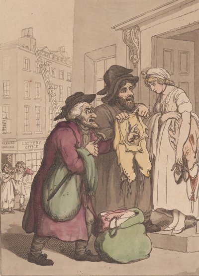 Gritos de Londres, No. 7, Ropa vieja, 4 de mayo de 1799 de Henri Merke