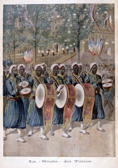 Un regimiento de Turcos argelinos, 1896 de Henri Meyer