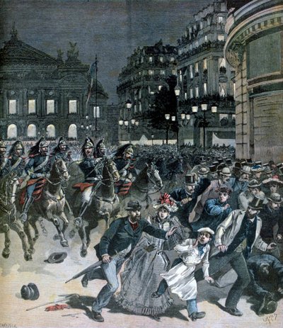 Una representación de la ópera Lohengrin, Place de l