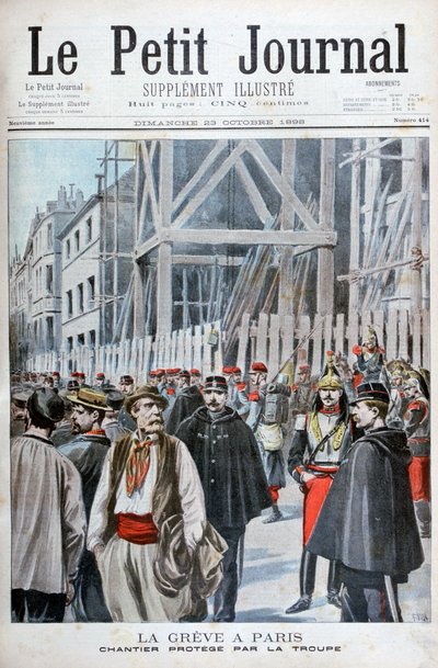 Una huelga en París de Henri Meyer