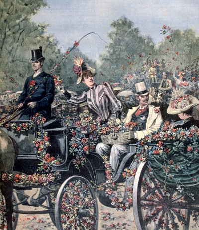 Desfile de la Batalla de las Flores, 1891 de Henri Meyer