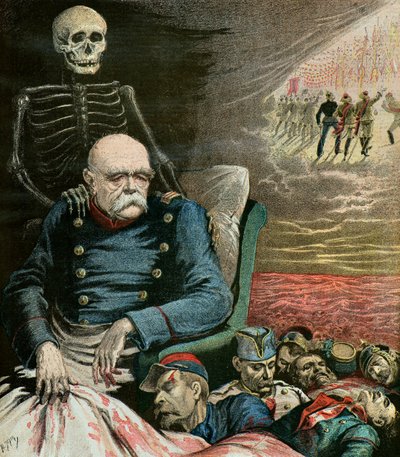 Retrato caricaturesco de Otto Von Bismarck de Henri Meyer