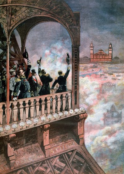 Celebraciones en París en honor de la Alianza Dual Franco-Rusa, 1893 de Henri Meyer