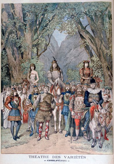 Chilperic, Teatro de Variedades, 1895 de Henri Meyer