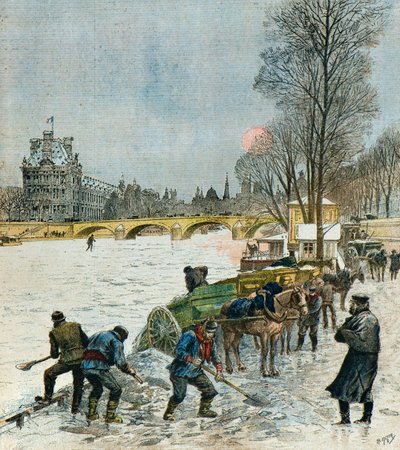Ola de frío sobre París de Henri Meyer