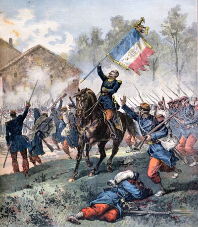 Muerte del Coronel Malleville, Batalla de Solferino, 24 de junio de 1859, 1891 de Henri Meyer