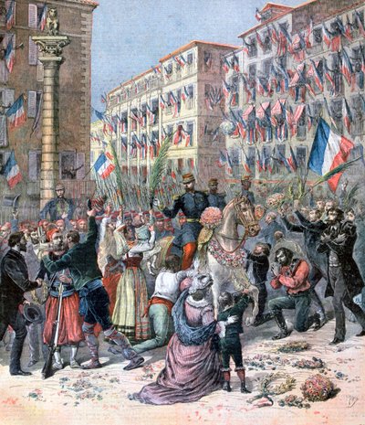Entrada de los Franceses en Milán, 8 de junio de 1859, 1893 de Henri Meyer