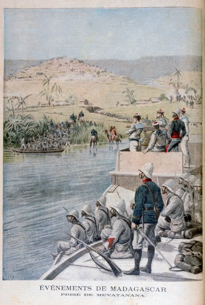 Eventos en Madagascar: La captura de Mevatanana, 1895 de Henri Meyer