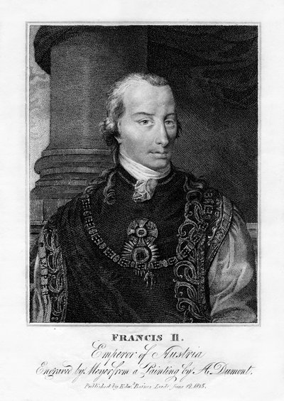 Francisco II, Emperador del Sacro Imperio Romano, 1815 de Henri Meyer