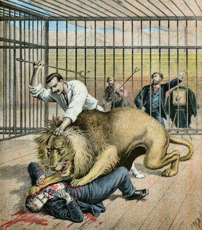 Leon Eysette queriendo ser fotografiado,1895 (Ilustración) de Henri Meyer