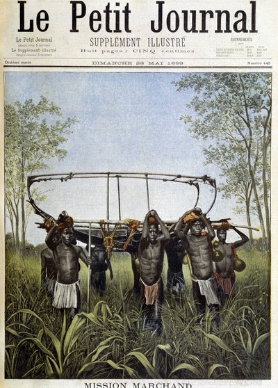 Misión Marchand: una sección del vapor Faidharbe en la sabana del altiplano central, yendo del Congo al Nilo de Henri Meyer