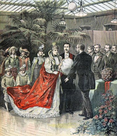 Las lavanderas parisinas eligen a su reina de Henri Meyer