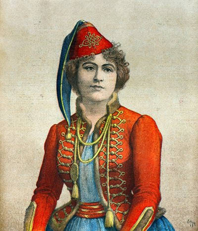 Retrato de la actriz Marie Delna de Henri Meyer