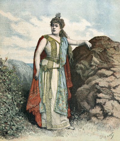 Retrato de la cantante Renee Richard de Henri Meyer