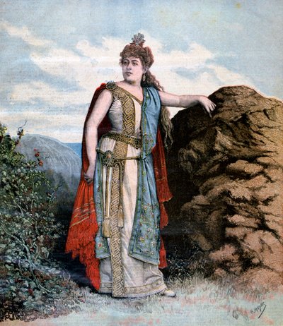 Renee Richard en la ópera Sapho, 1893 de Henri Meyer