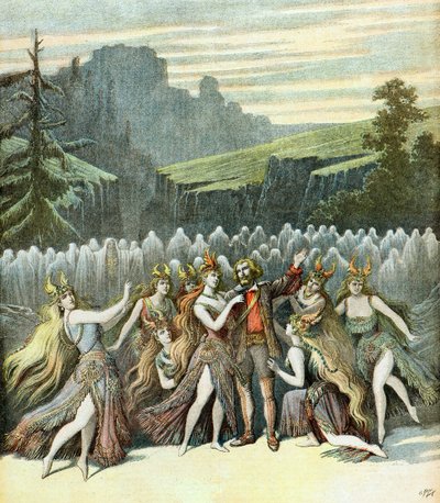 Representación de la ópera bufa 