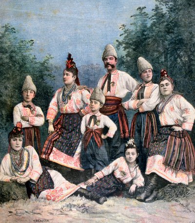 Cantantes rusos, 1891 de Henri Meyer