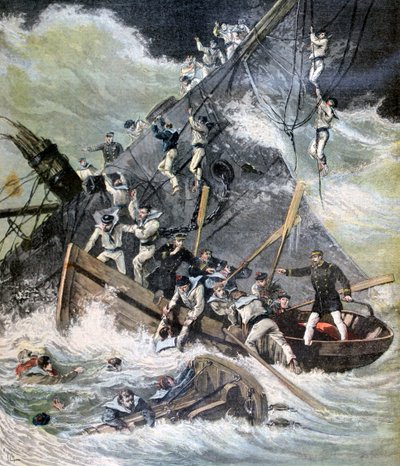 Naufragio de La Bourdonnais, Sainte Marie, Madagascar, 1893 de Henri Meyer