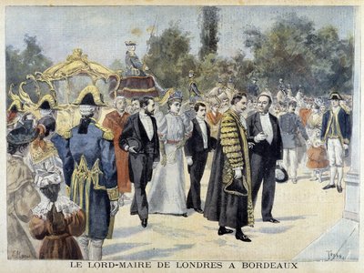El Alcalde de Londres en Burdeos - en “Le Petite Journal” de Henri Meyer