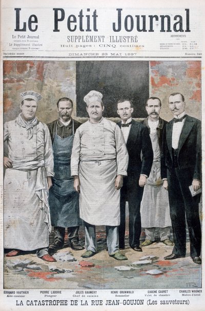 La catástrofe de la Rue Jean-Goujon, París, 1897 de Henri Meyer