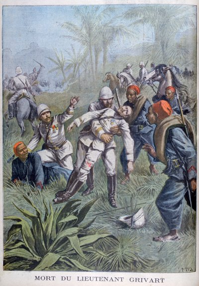 La muerte del teniente Grivart, Níger de Henri Meyer