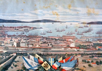 El puerto de Toulon, 1893 de Henri Meyer