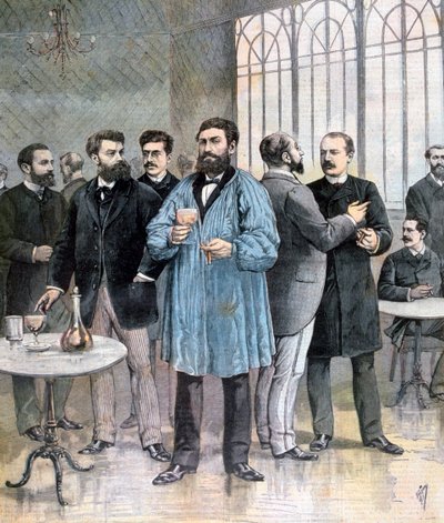 El bar de refrescos, Cámara de Diputados de Francia, París, 1892 de Henri Meyer