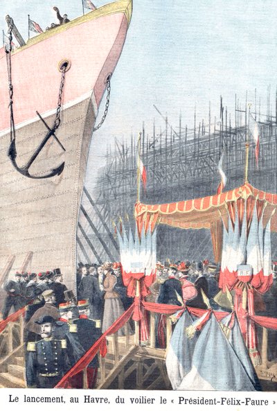Inauguración del velero FelixFaure, Le Havre de Henri Meyer