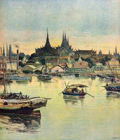 Vista de Bangkok de Henri Meyer