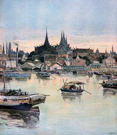 Vista de Bangkok de Henri Meyer