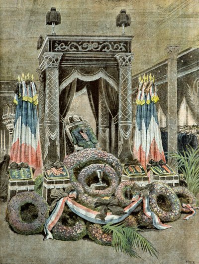 muerte de Louis Pasteur,1895 (Ilustración) de Henri Meyer