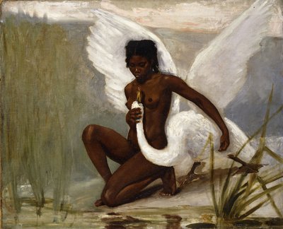 Leda y el cisne de Henri Paul Motte