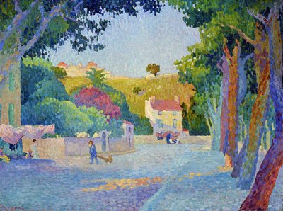 Place des Lices en Saint Tropez (Saint-Tropez) de Henri Person